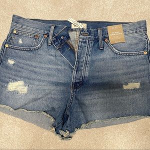 NWT Madewell denim shorts, size 32